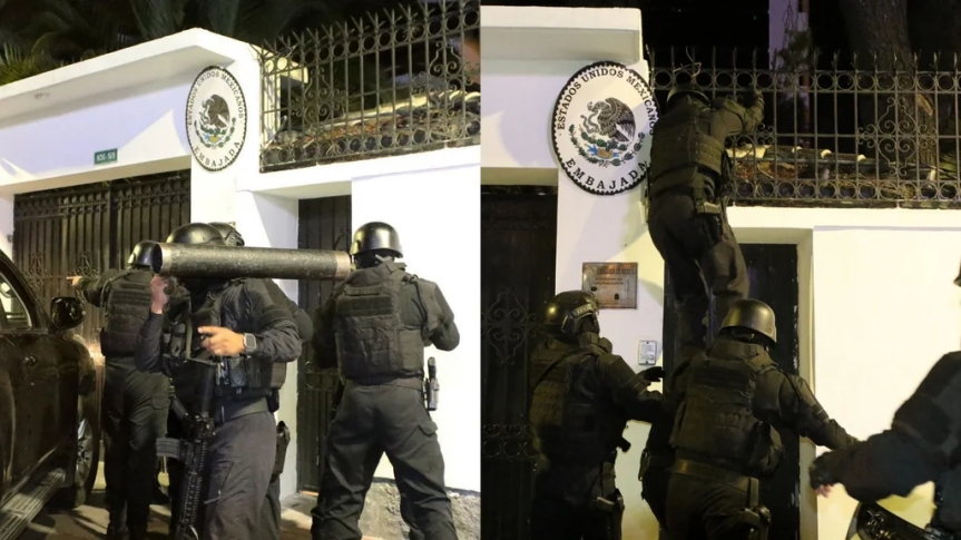 Ecuador violó Convención de Viena al irrumpir en Embajada de México